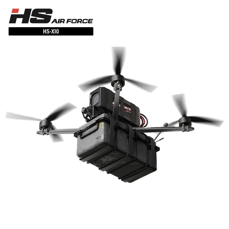 HS Airforce HS X10 10 Inch Racing Drone Kit Carbon Fiber DIY Quadcopter Full Set Payload Dron with Camera FPV Accessories