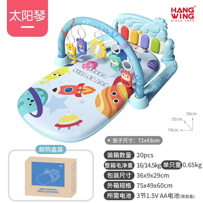 2025 New Baby Music Play Mat Puzzle Carpet Piano Keyboard Infant Playmat Early Education Gym Crawling Game Pad Toy Picnic