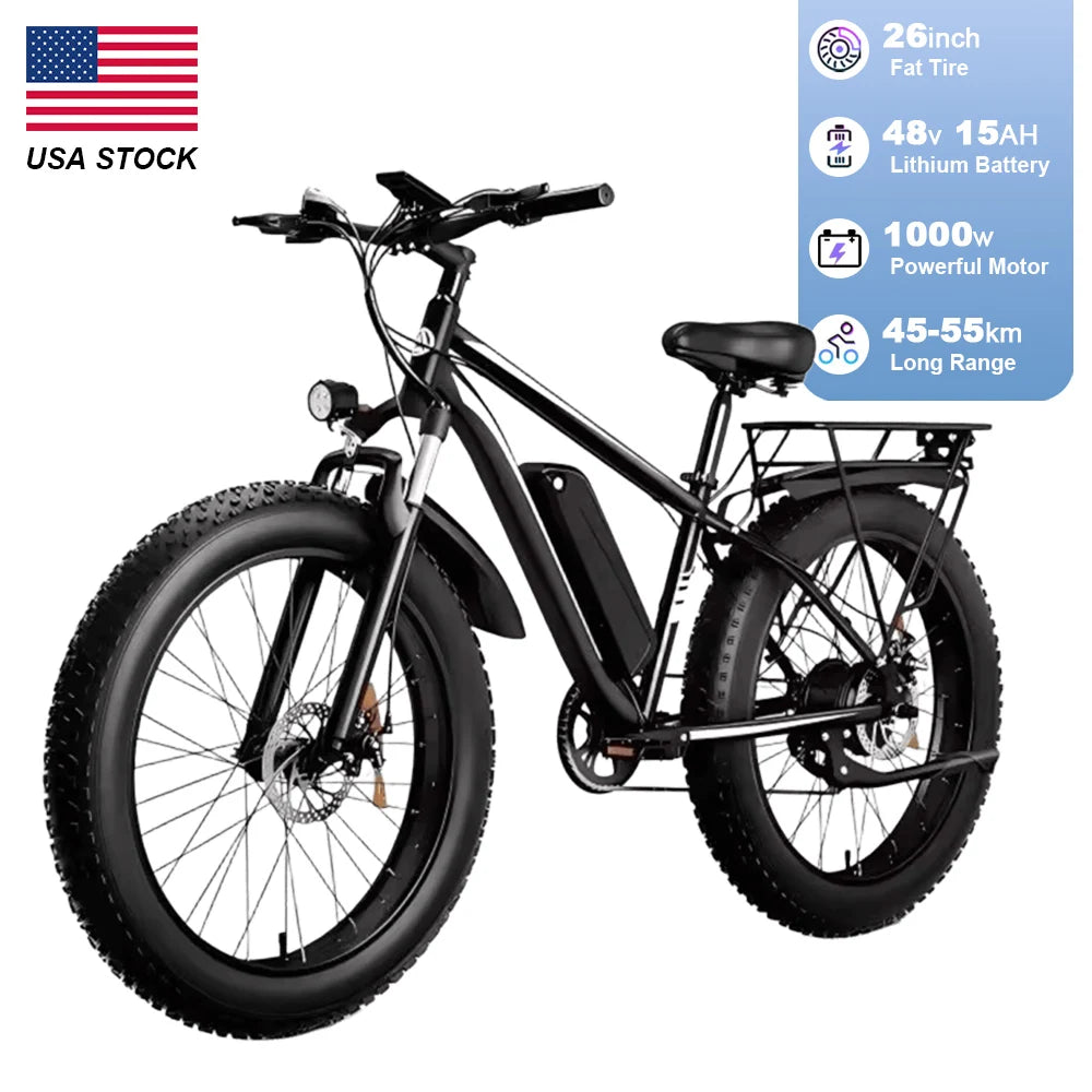 EB26 26-Inch Fat-Tire Electric Bike