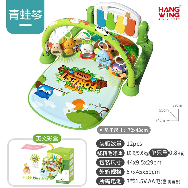 2025 New Baby Music Play Mat Puzzle Carpet Piano Keyboard Infant Playmat Early Education Gym Crawling Game Pad Toy Picnic