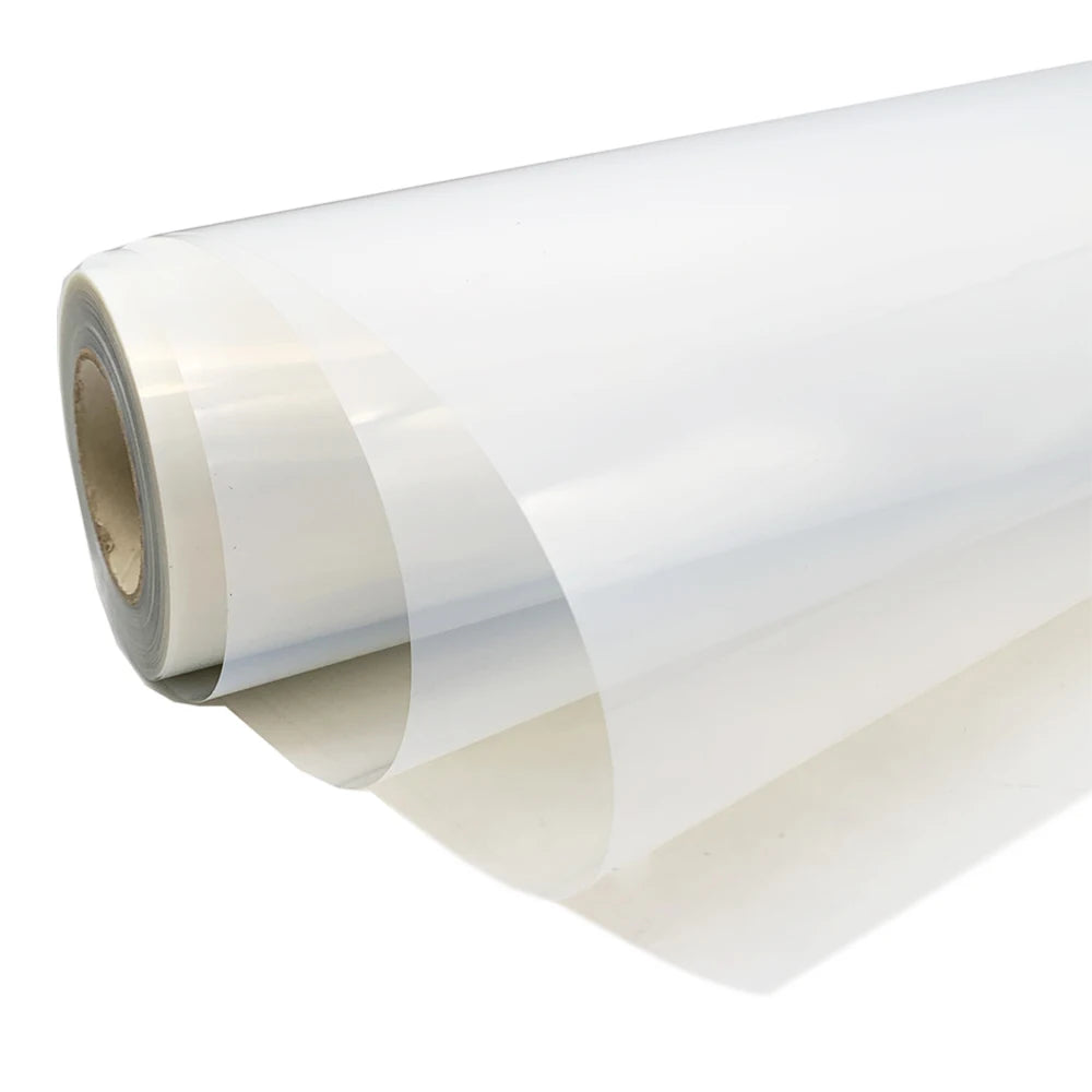 US Stock Wholesale 24" X 100FT Waterproof Inkjet Milky Transparency Film Rolls for T-shirts Silk Screen Printing Bulk