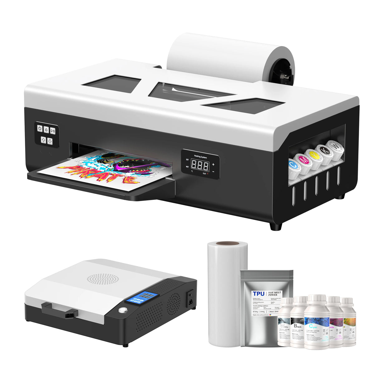A4 DTF Printer with L800 Printhead & Oven Package
