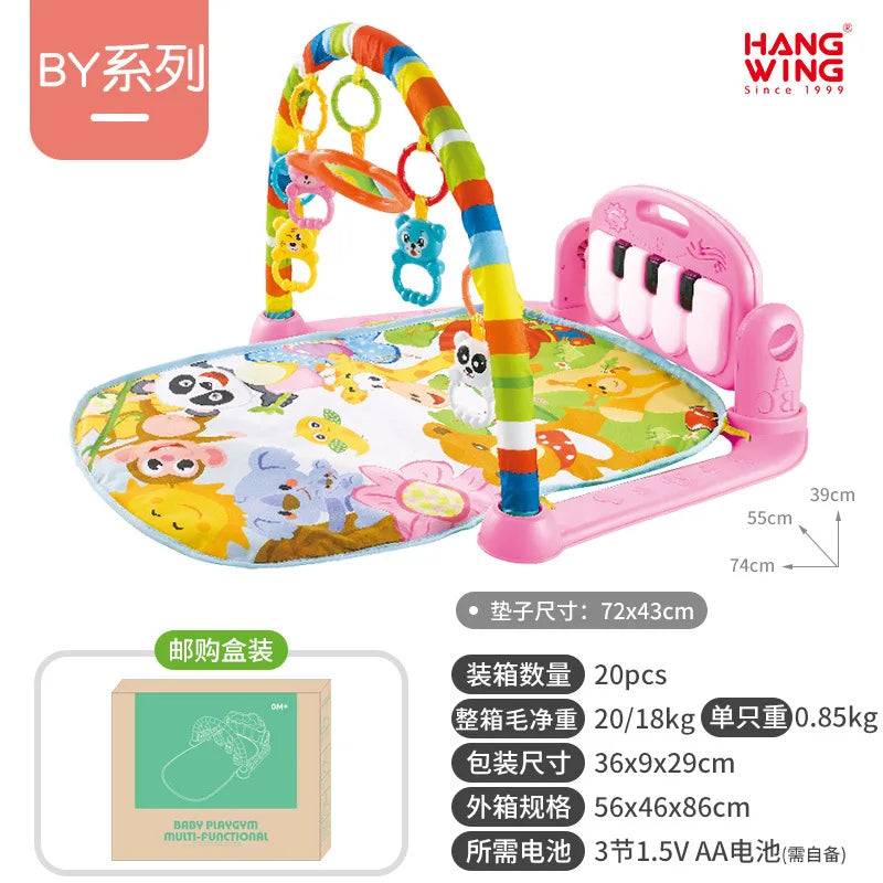 2025 New Baby Music Play Mat Puzzle Carpet Piano Keyboard Infant Playmat Early Education Gym Crawling Game Pad Toy Picnic