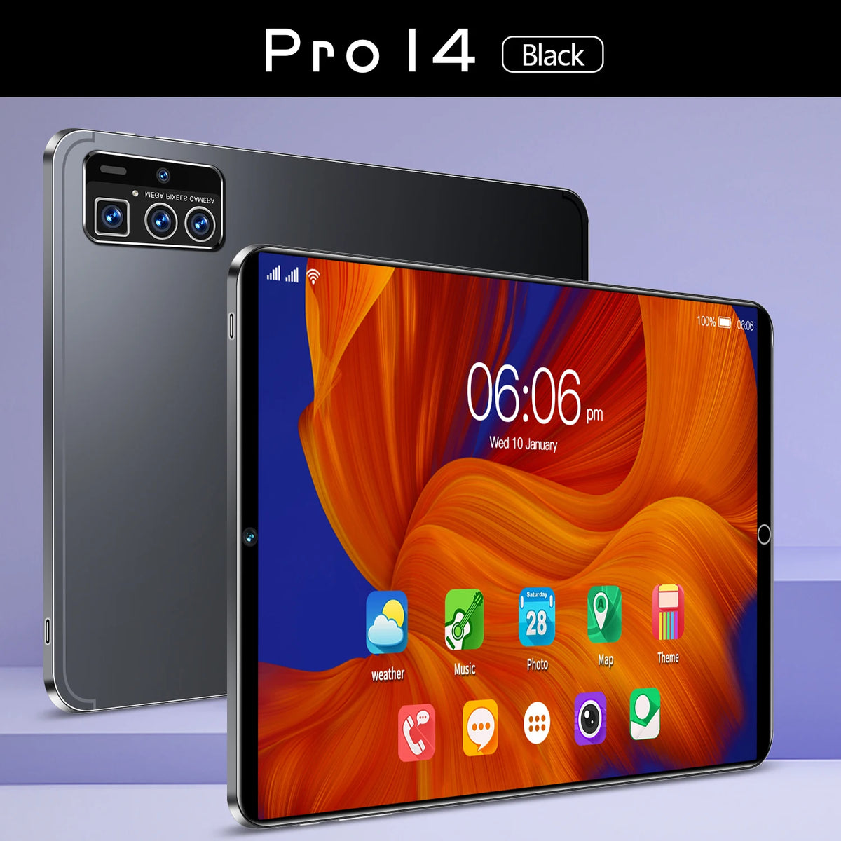 Pro14 16GB/1TB Android 12 Tablet PC