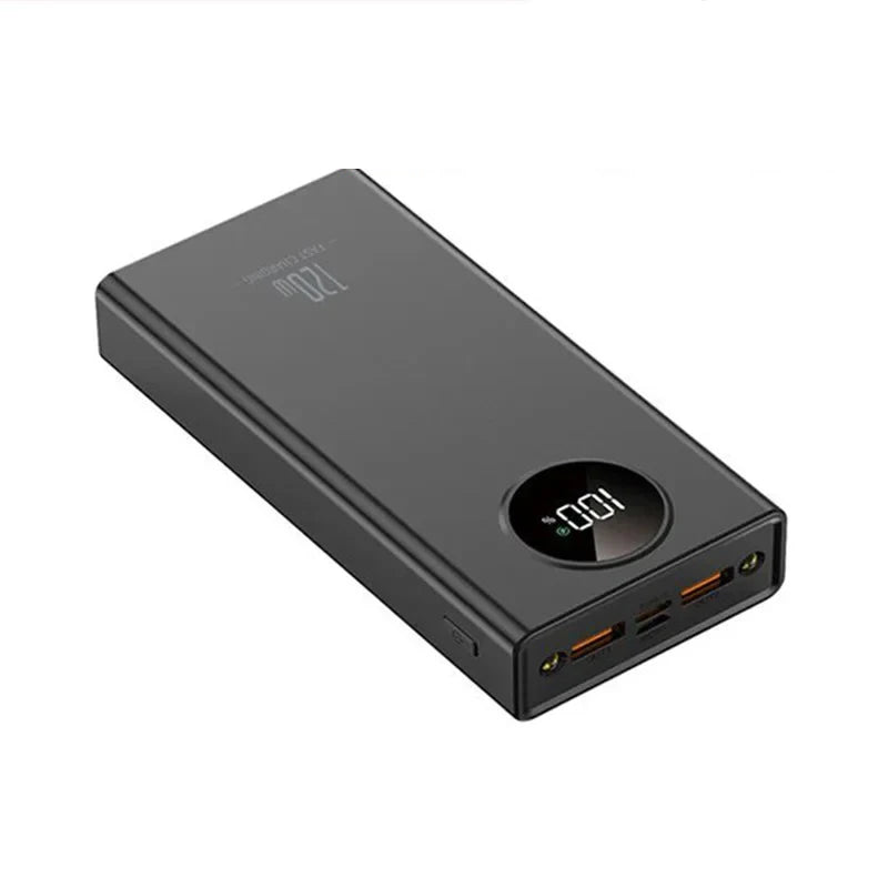20,000–30,000mAh 22.5W Fast-Charge Power Bank with Display