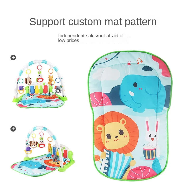 2025 New Baby Music Play Mat Puzzle Carpet Piano Keyboard Infant Playmat Early Education Gym Crawling Game Pad Toy Picnic
