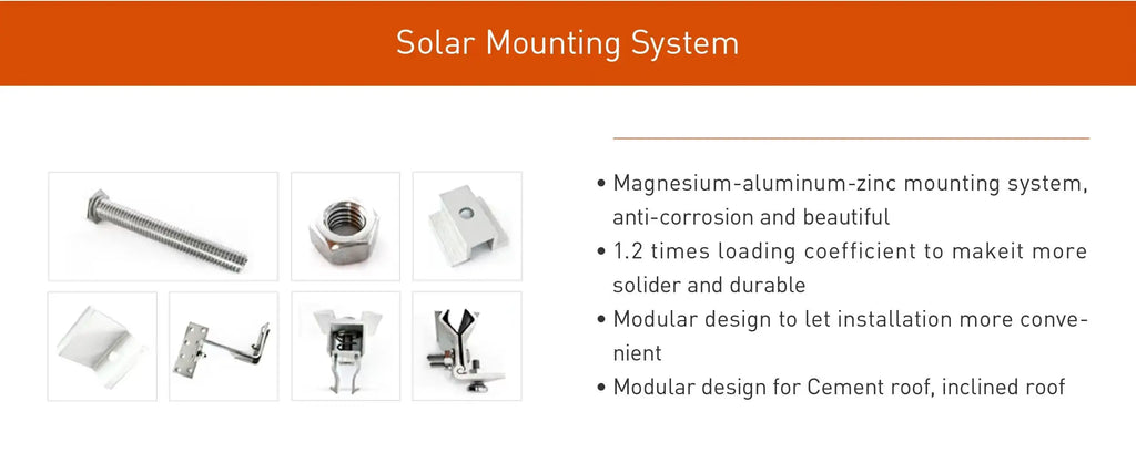 Sistema fotovoltaico solar de 6 kW con inversor y almacenamiento en baterías