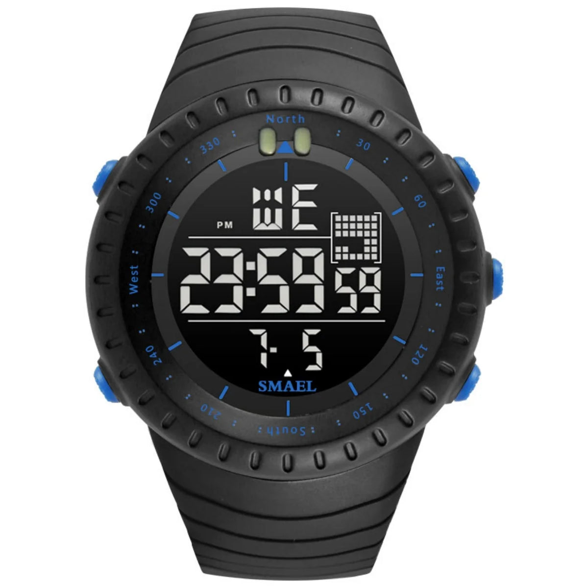 SMAEL 1237 Unisex 5BAR Sport Digital Watch
