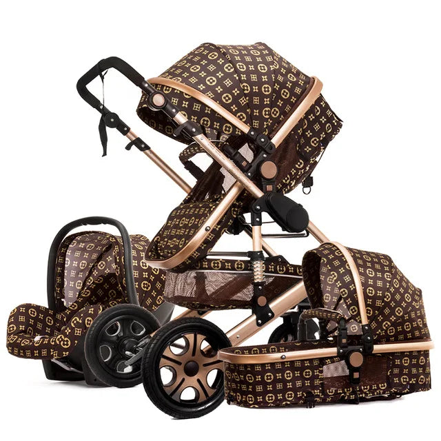 3-in-1 Foldable Baby Stroller Travel System