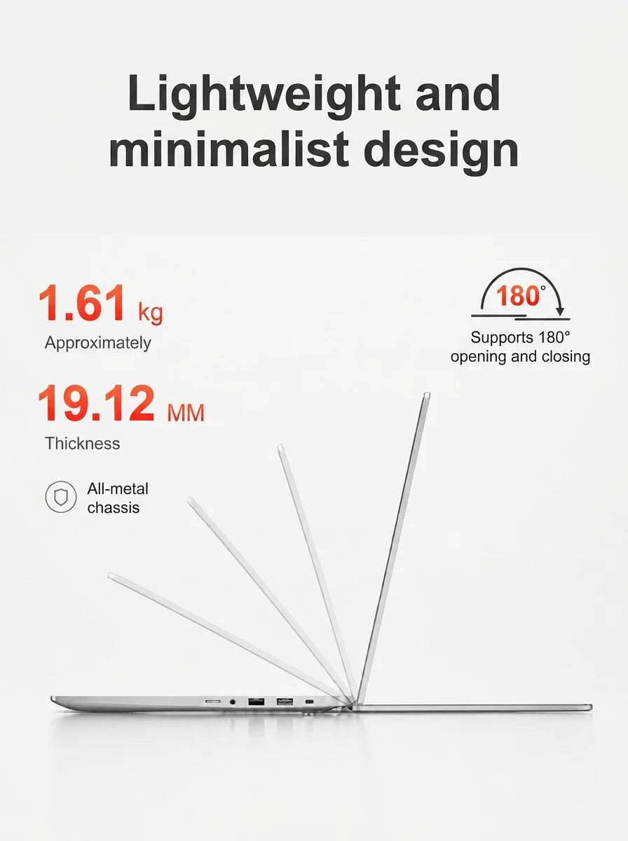 Firebat U6C Laptop – AMD R7 H255, 32GB RAM, 1TB SSD