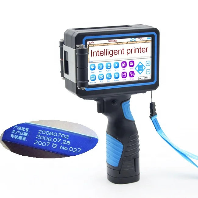 TIJ Handheld Inkjet Coding Printer & Ink Cartridge – Batch & Expiry Dates