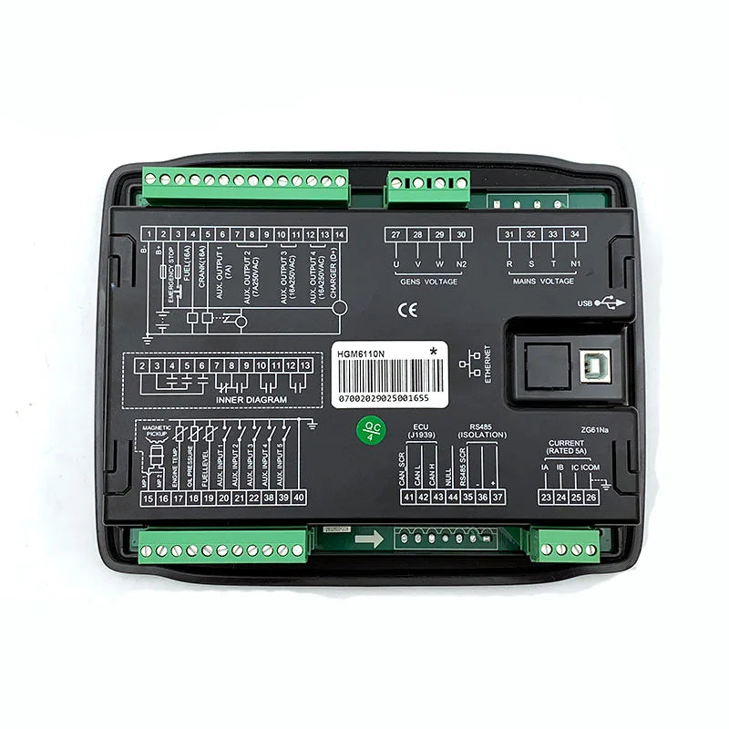 SmartGen HGM6110N Generator Controller with RS485