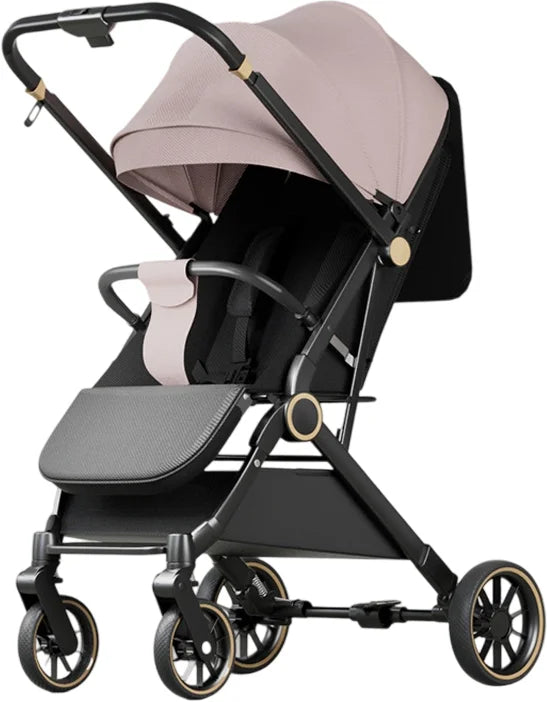 Wholesale Two-Way Baby Umbrella Stroller Lightweight Adjustable Linen Backrest One-Click Folding Safety Belt for Airplane Travel