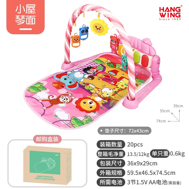 2025 New Baby Music Play Mat Puzzle Carpet Piano Keyboard Infant Playmat Early Education Gym Crawling Game Pad Toy Picnic