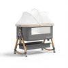 Multifunctional Durable Aluminum Alloy Rocking Swing Kids Cot Bed Cradle Infant Toddler Bedside Sleeper Elegant Luxurious Crib