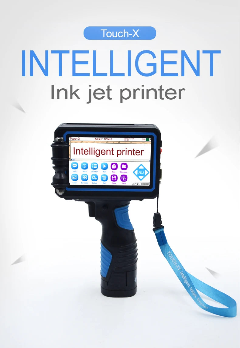 TIJ Handheld Inkjet Coding Printer & Ink Cartridge – Batch & Expiry Dates