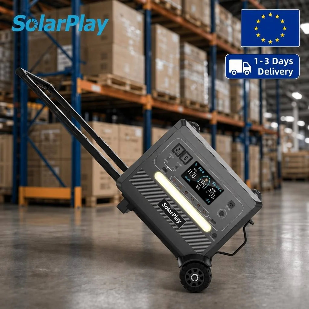 Estación de energía portátil Solarplay Q2501 2400W LiFePO4