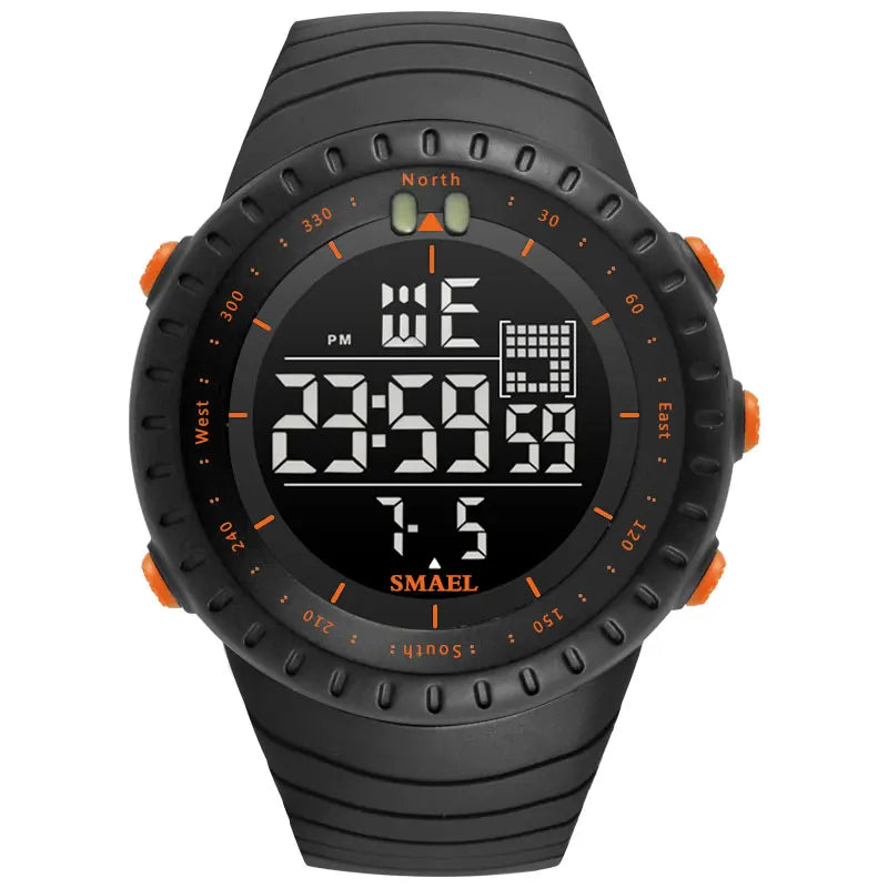 SMAEL 1237 Unisex 5BAR Sport Digital Watch