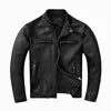 Men’s Windproof Winter Leather Jacket