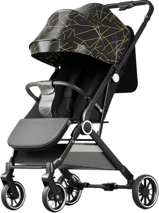 Wholesale Two-Way Baby Umbrella Stroller Lightweight Adjustable Linen Backrest One-Click Folding Safety Belt for Airplane Travel