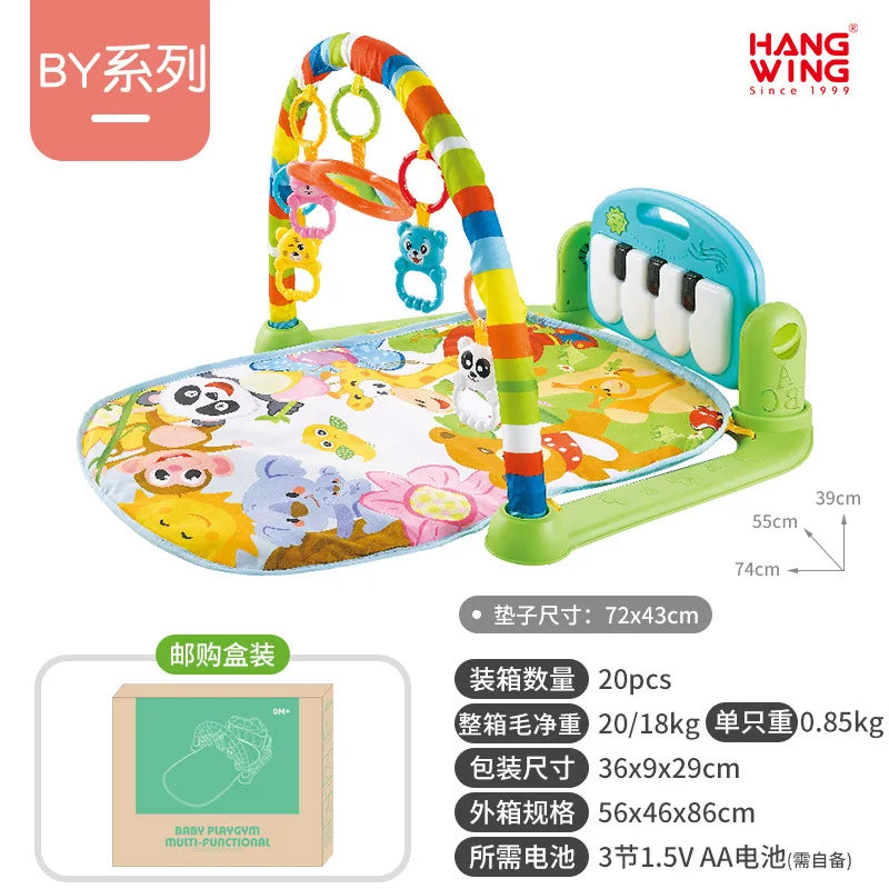 2025 New Baby Music Play Mat Puzzle Carpet Piano Keyboard Infant Playmat Early Education Gym Crawling Game Pad Toy Picnic