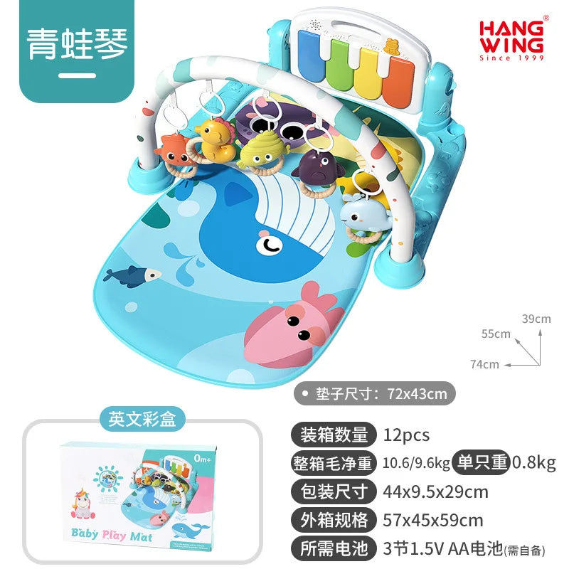 2025 New Baby Music Play Mat Puzzle Carpet Piano Keyboard Infant Playmat Early Education Gym Crawling Game Pad Toy Picnic