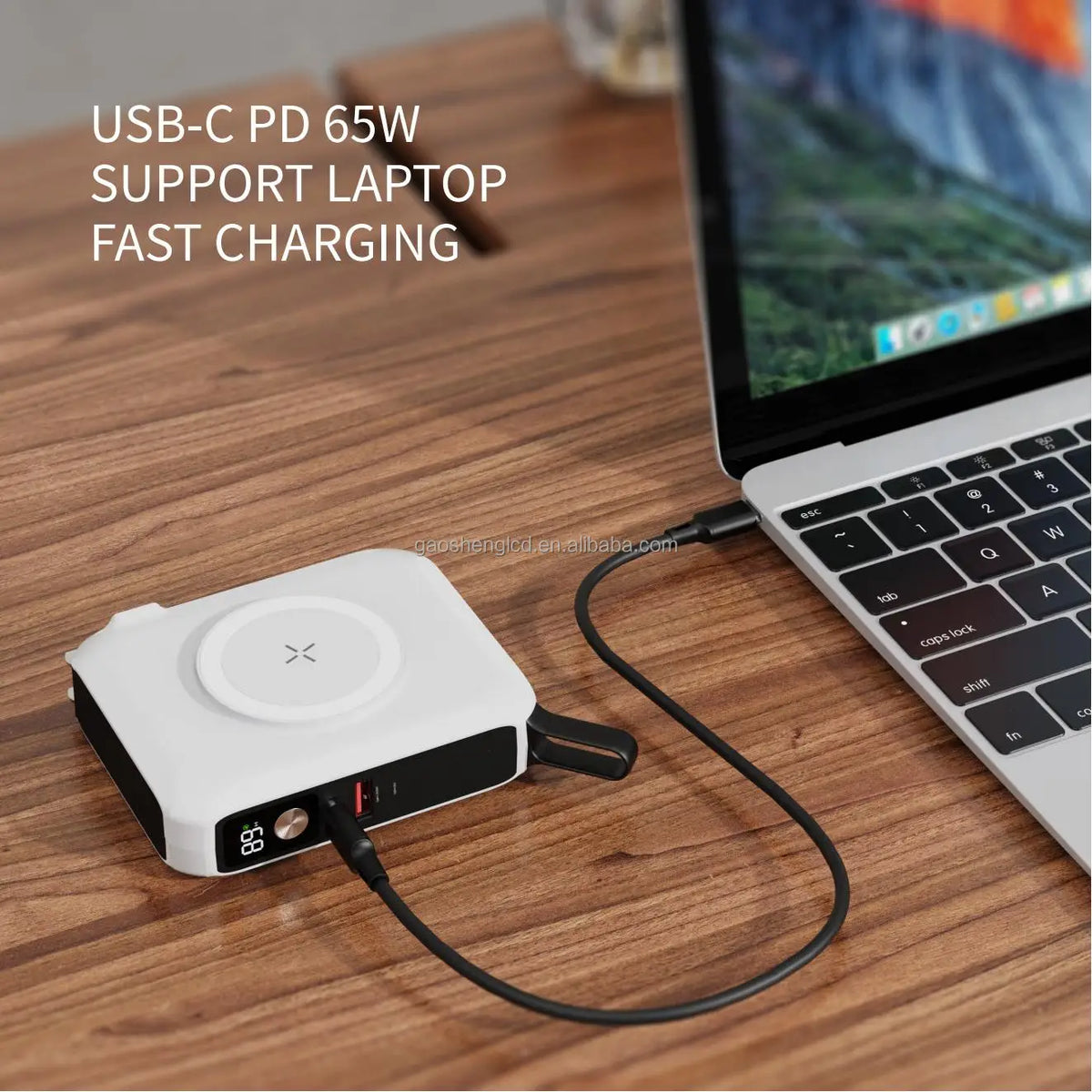 5-in-1 Wireless Charger Power Bank – Up to 15,000mAh