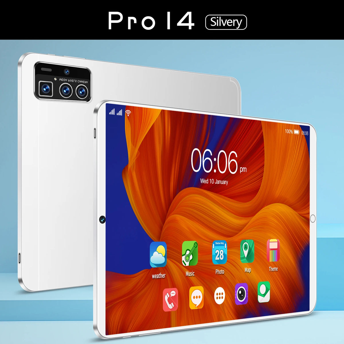 Pro14 16GB/1TB Android 12 Tablet PC