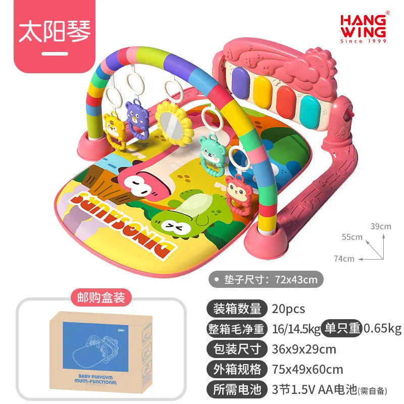 2025 New Baby Music Play Mat Puzzle Carpet Piano Keyboard Infant Playmat Early Education Gym Crawling Game Pad Toy Picnic