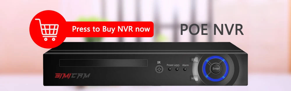 SIMICAM 4MP/5MP/4K Dome IP Camera – PoE/DC12V with Built-In Mic