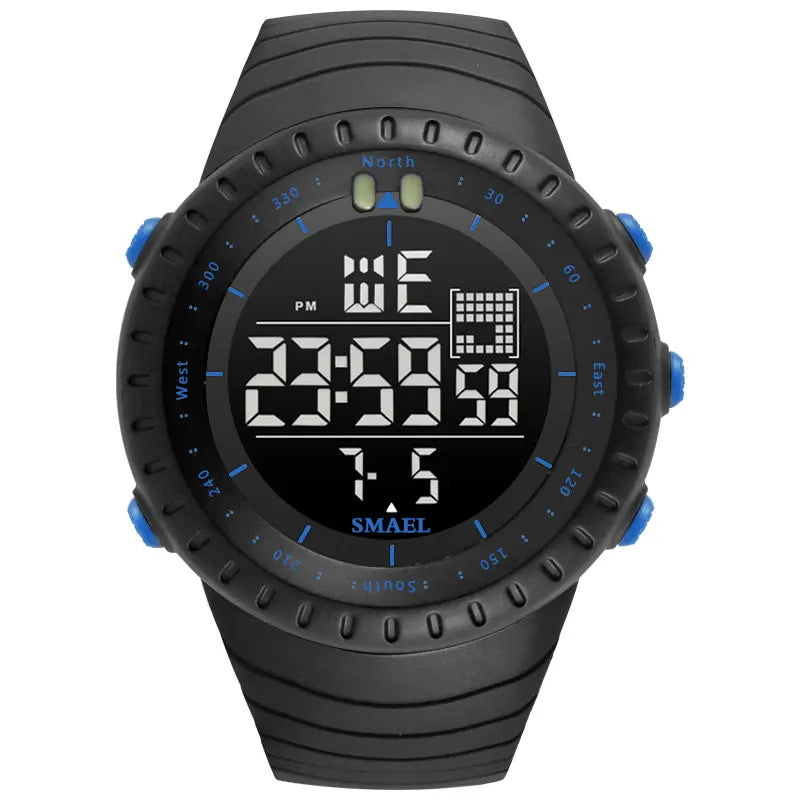 SMAEL 1237 Unisex 5BAR Sport Digital Watch