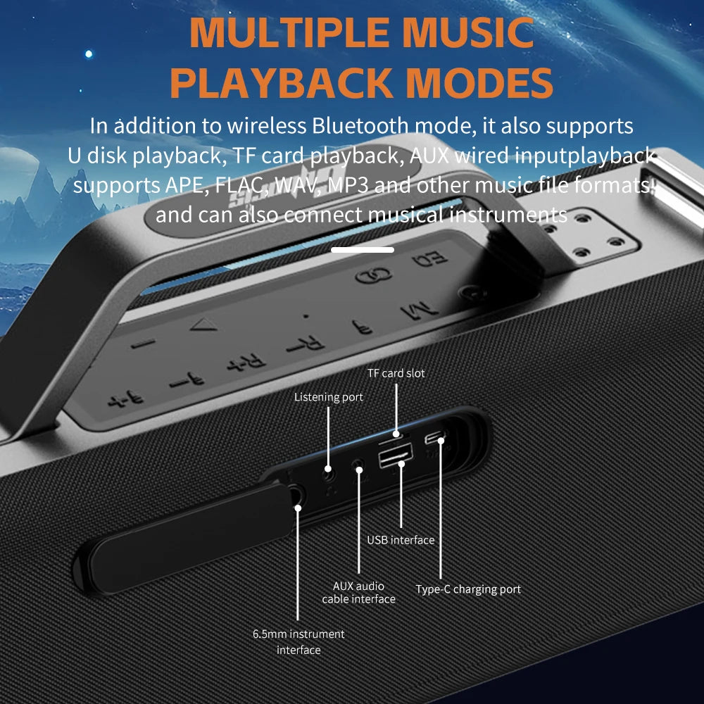 X12 Karaoke Machine – 2 Wireless Mics & BT5.3 Speaker