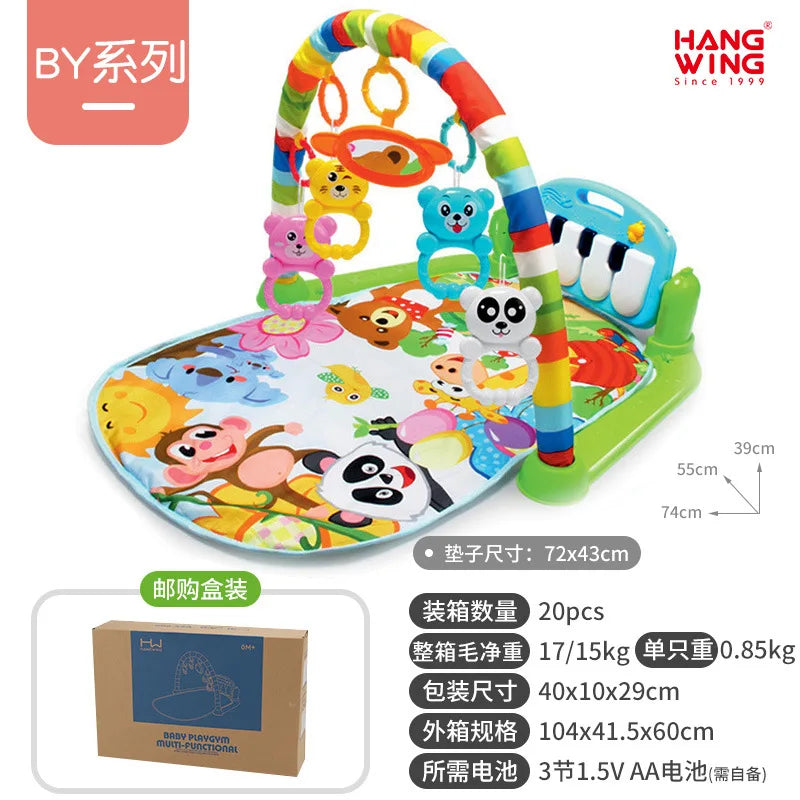 2025 New Baby Music Play Mat Puzzle Carpet Piano Keyboard Infant Playmat Early Education Gym Crawling Game Pad Toy Picnic
