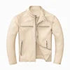 Men’s Windproof Winter Leather Jacket