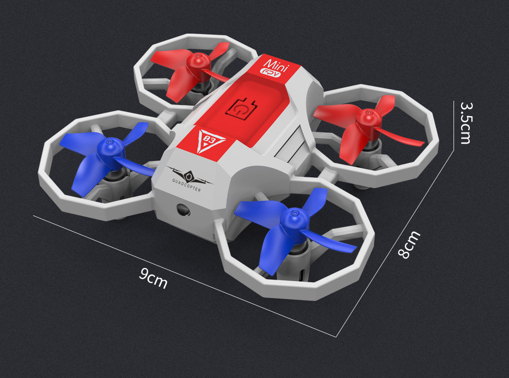 HOSHI KFPALN KF601 Mini Drone Protective Design With Voice Control Cool Light Drone for Beginner Christmas Gift Toys Drone