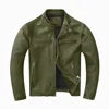 Men’s Windproof Winter Leather Jacket