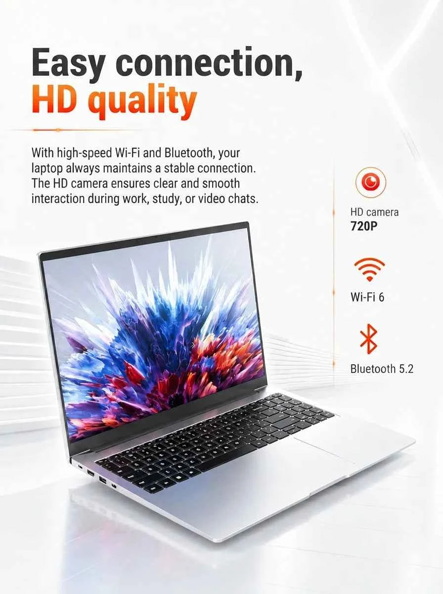 Firebat U6C Laptop – AMD R7 H255, 32GB RAM, 1TB SSD
