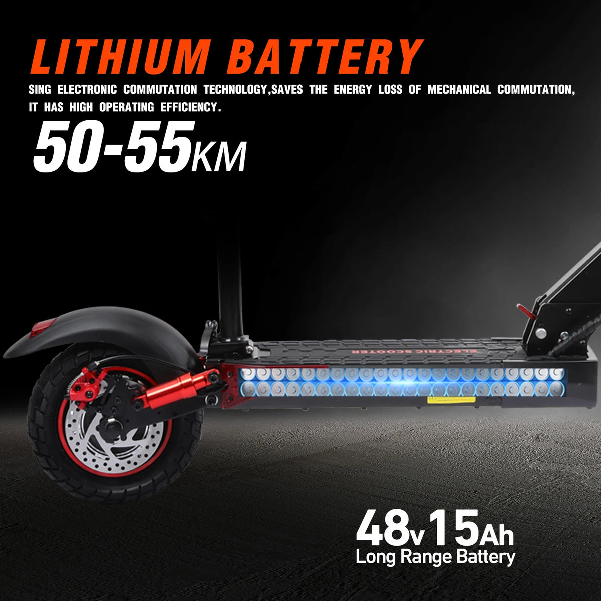 J-01 800W Seated Electric Scooter – 48V 15Ah