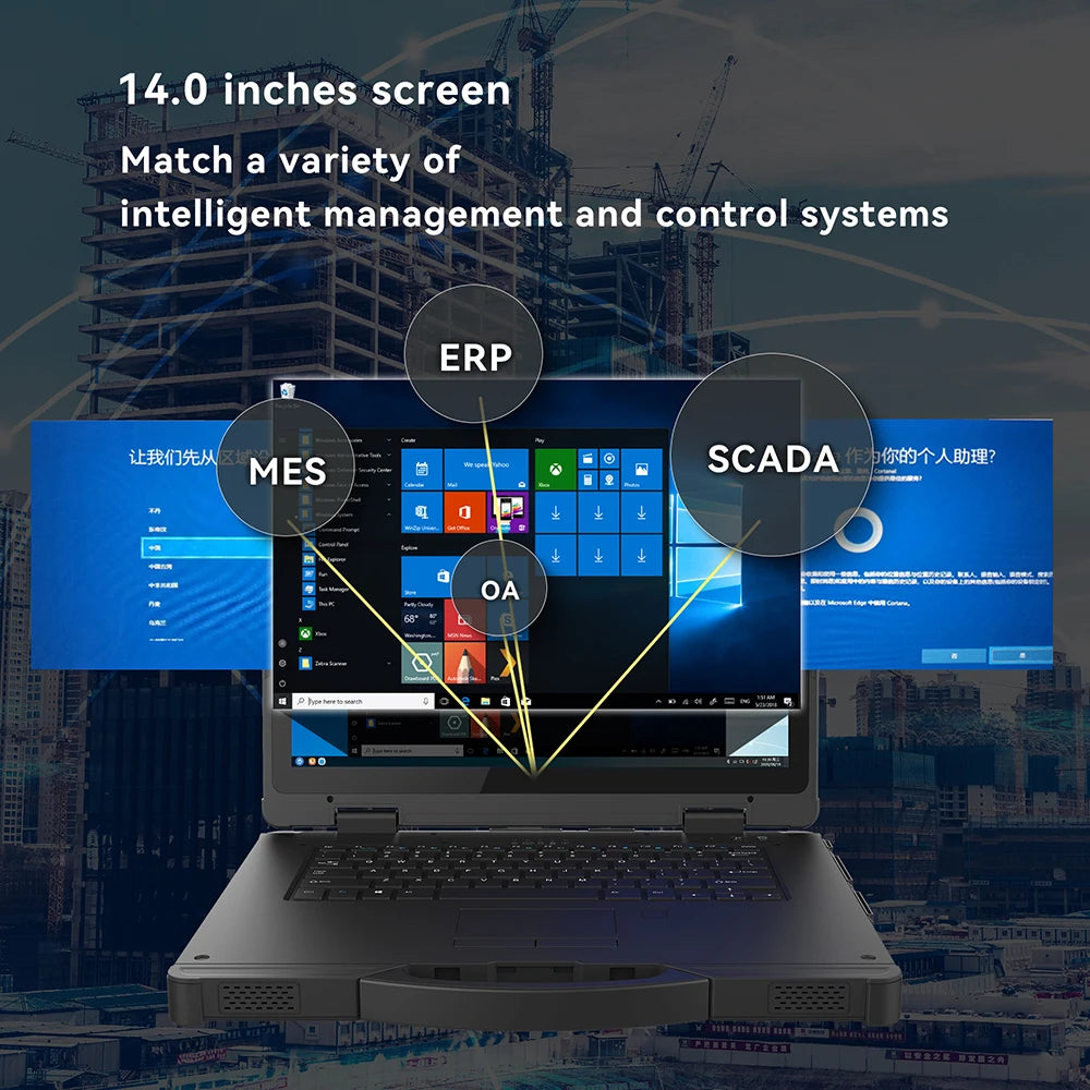 Dorland Ex NB09S 14-Inch IP65 Intrinsically Safe Industrial Laptop