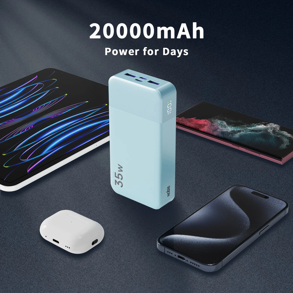 35W 10,000/20,000mAh Fast-Charge Power Bank