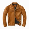 Men’s Windproof Winter Leather Jacket