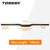 TOSEEK 31.8mm Carbon Mountain Bike Handlebar