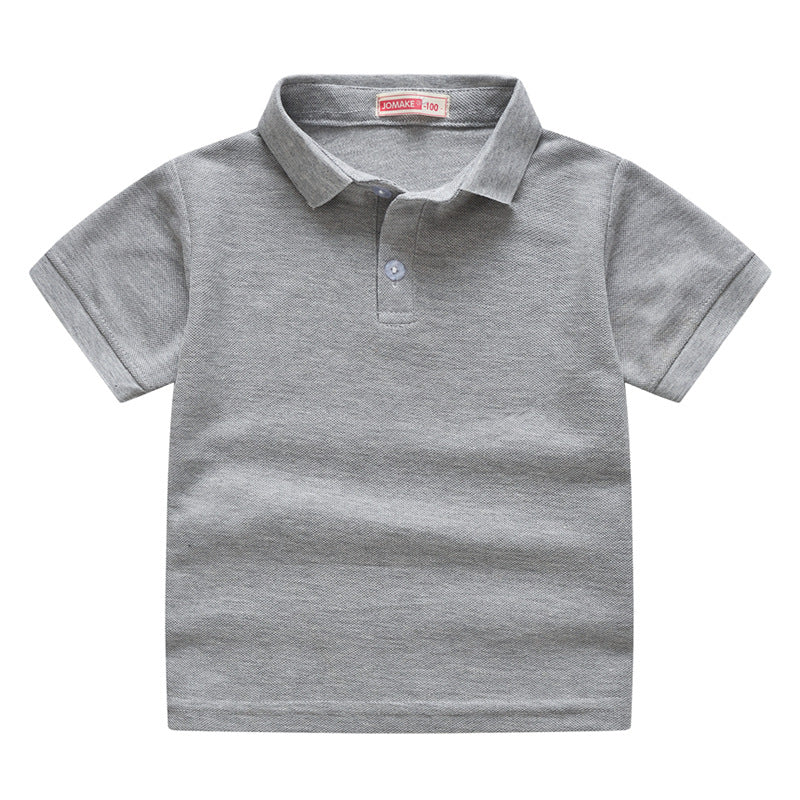 Kids’ Solid Color Uniform Polo Shirt