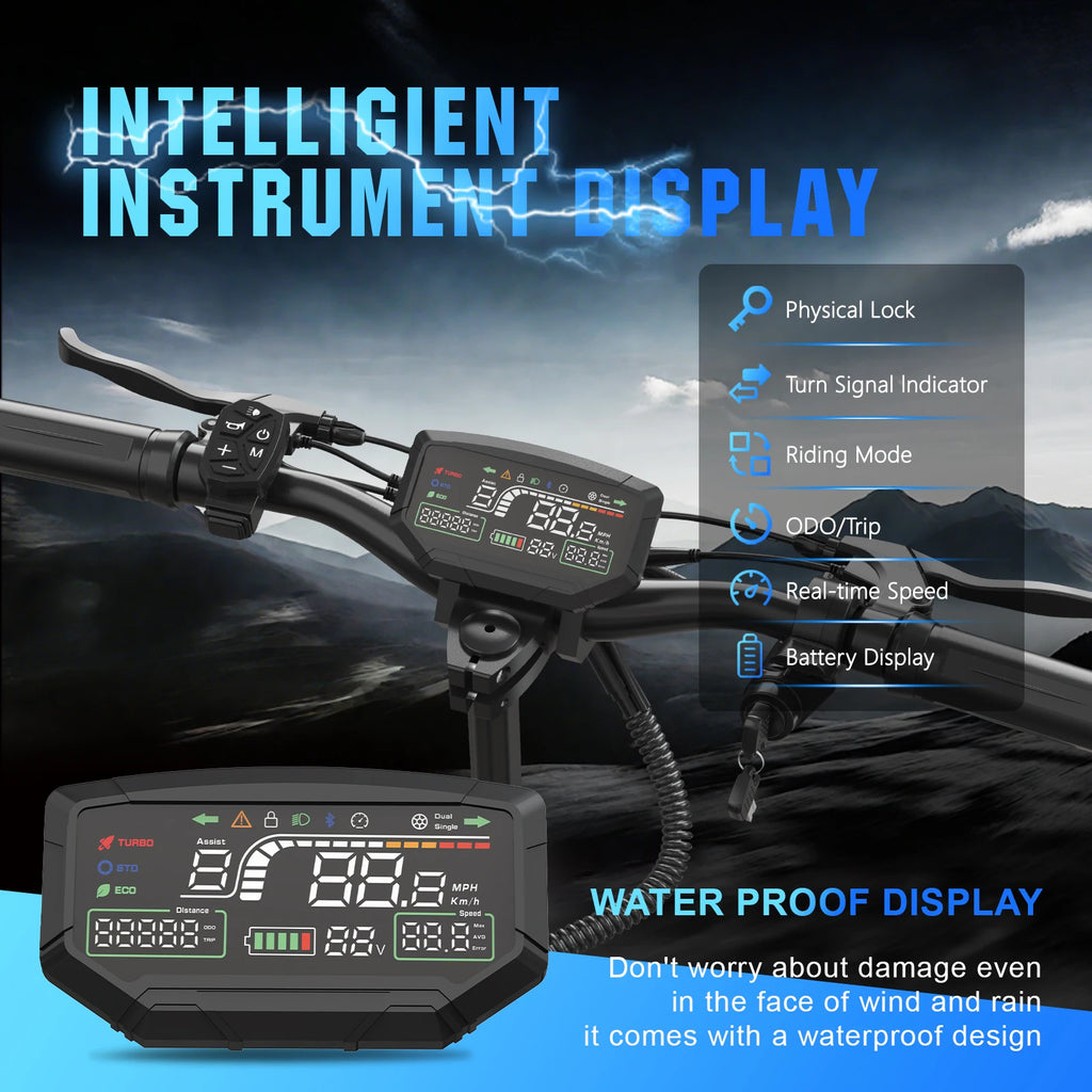 SMD S6 PRO 1200W/2400W Electric Scooter – 55 km Range