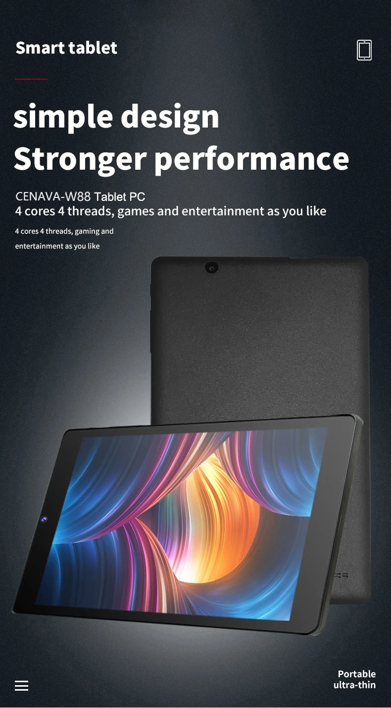 8-Inch Windows 10 Mini Tablet PC – Intel Z8300, 4GB/64GB