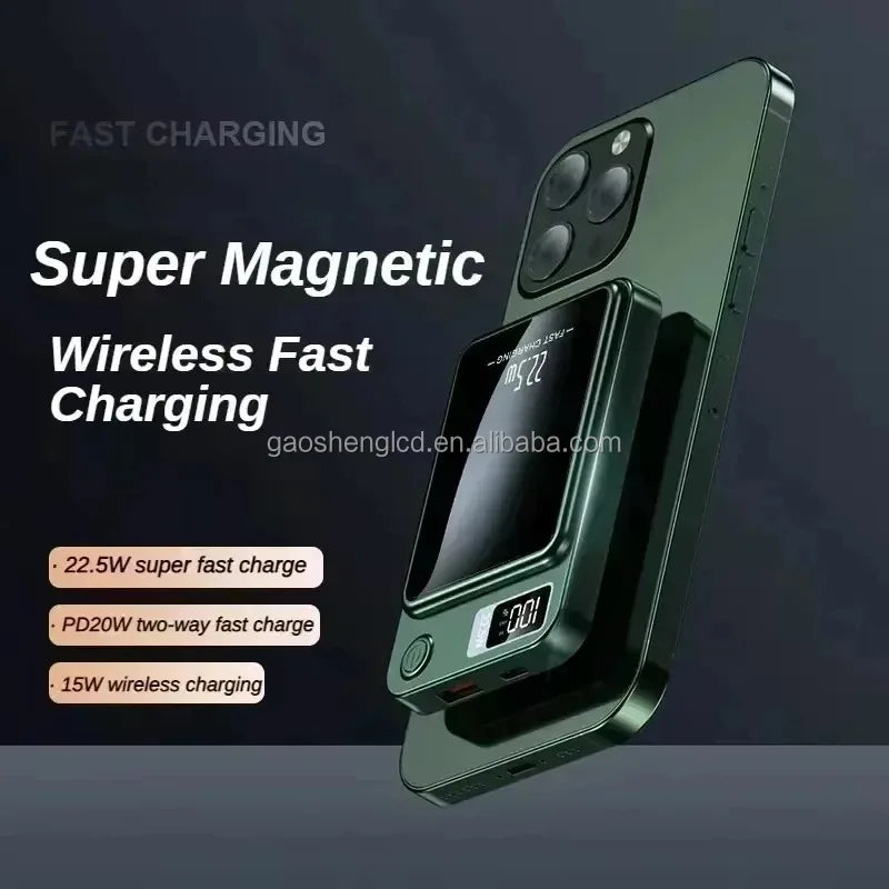 10,000mAh 22.5W Magnetic Wireless Power Bank