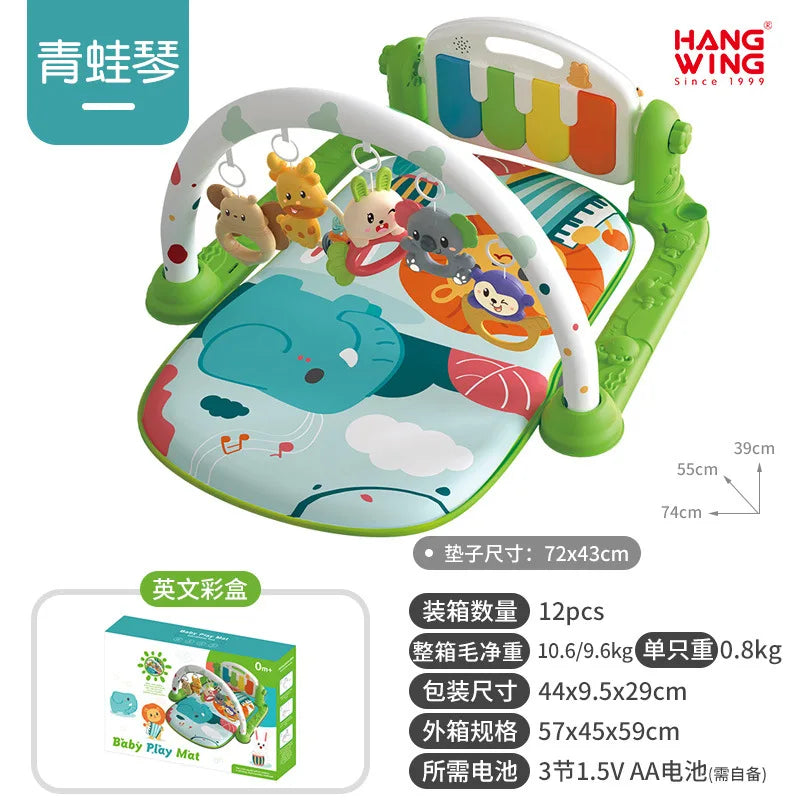 2025 New Baby Music Play Mat Puzzle Carpet Piano Keyboard Infant Playmat Early Education Gym Crawling Game Pad Toy Picnic