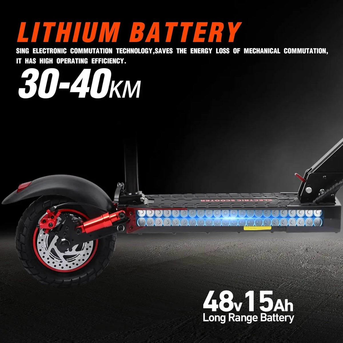 800W Seated Adult Electric Scooter – 28 MPH