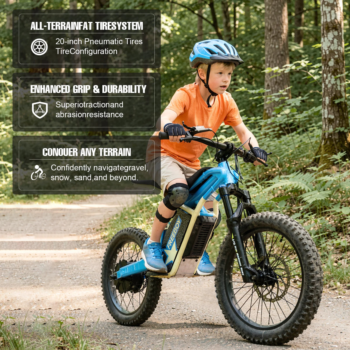 1500W 48V Electric Off-Road Motorcycle – 25 MPH