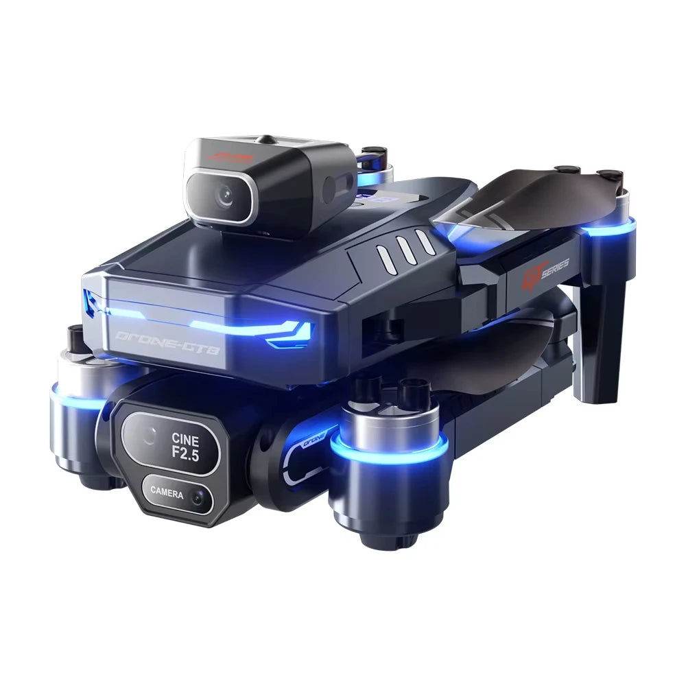New GT8 Brushless Screen Remote Control Quadcopter Drones with Dual Cameras Optical Flow Positioning Obstacle Avoidance